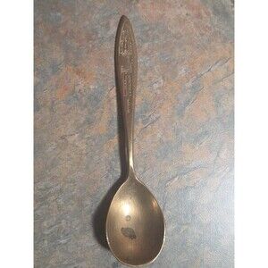 Official 1933 CHICAGO Century of Progress Dirigold Green Duck Souvenir Spoon A